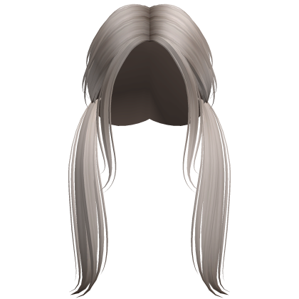 Long Scruffy Messy Wispy Pigtails Ash Blonde Roblox