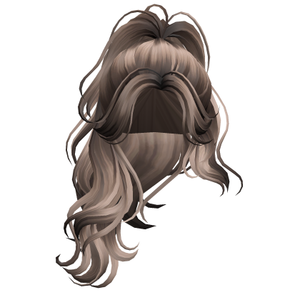 Half Up Half Down Ponytail Blonde Ombre Roblox