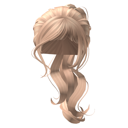 Swoopty Wavy High Ponytail Blonde Roblox