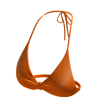 Orange Colored Bikini Top Roblox