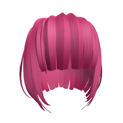 Short Bob Hime Cute Hot Pink Roblox