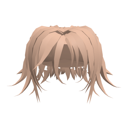 Long Blonde Anime Hair Roblox