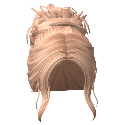 Y K Spiked Messy Bun Blonde Roblox