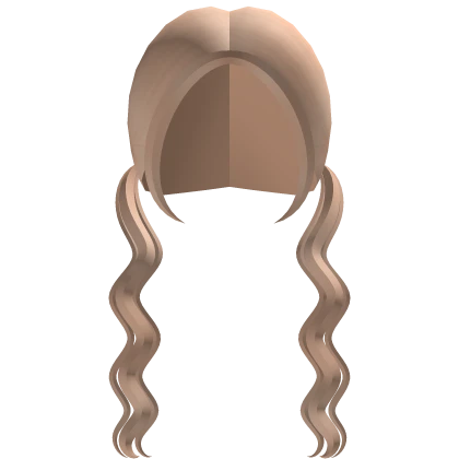 Blonde Cutesy Kawaii Curly Wavy Pigtails Roblox Item Rolimon S