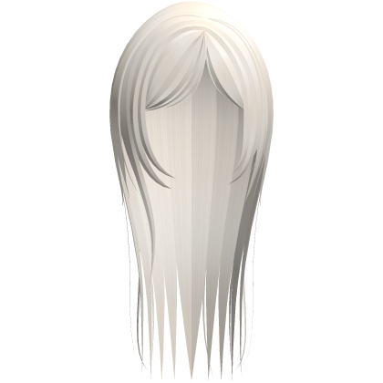 Light Blonde Long Straight Hair W Curtain Bangs Roblox