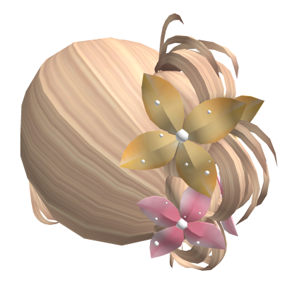 Sunlit Claw Clipped Updo Blonde Roblox