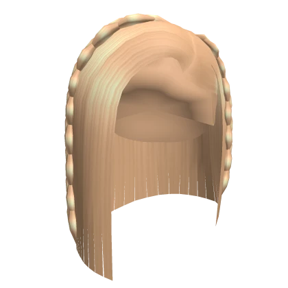Side Part Bob W Fishtails Blonde Roblox Item Rolimon S