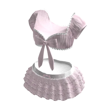 Cute Lace Bikini Pink Roblox Item Rolimon S