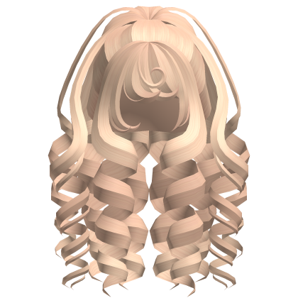Gyaru Curly Fluffy Ponytail Blonde Roblox
