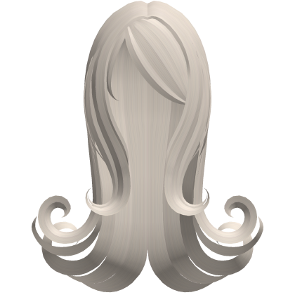 Elegant Light Blonde Long Curls Hair W Bangs Roblox