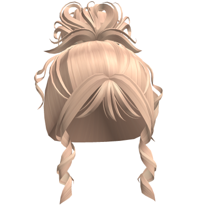 Glamorous Bun Hair Blonde Roblox