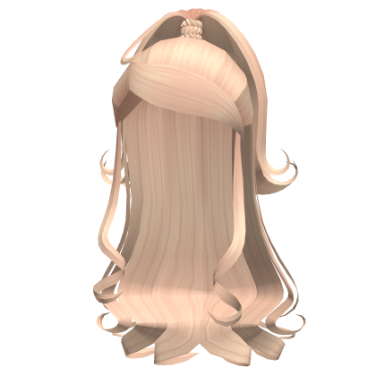 Swirly Bubbly Ponytail Blonde Roblox