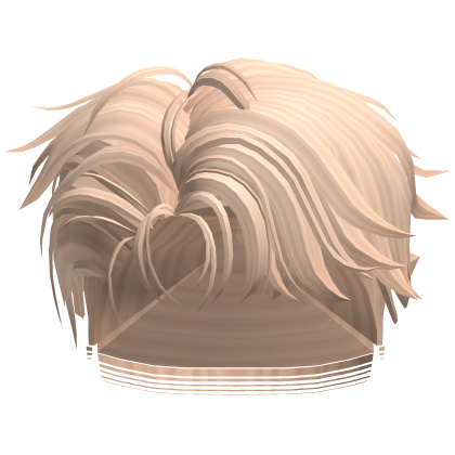 Blonde Parted Short Fade Light Bangs Roblox