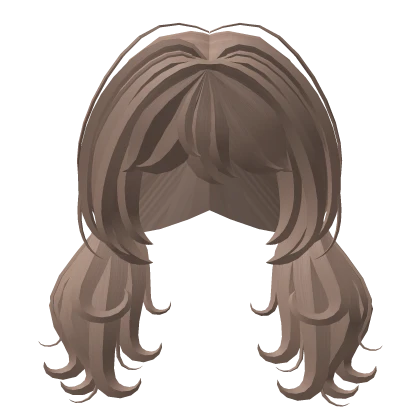 Messy Low Wispy Pigtails W Bangs In Blonde Roblox Item Rolimon S