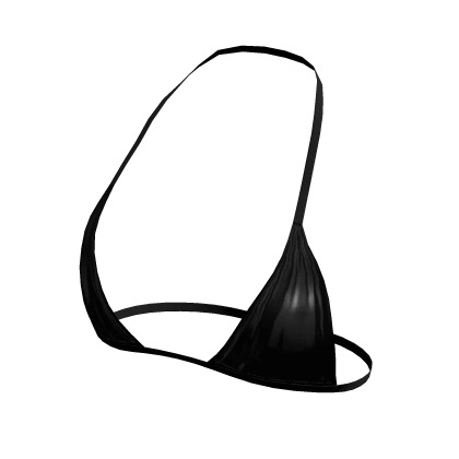 Y2K Tied String Bikini Top In Black Roblox Item Rolimon S