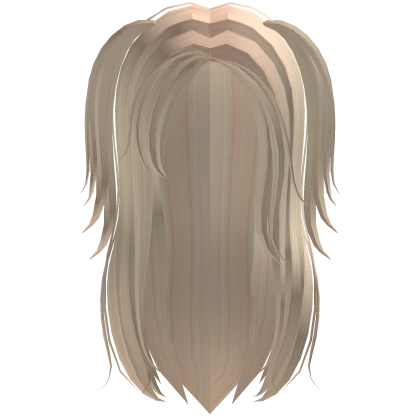 ୨୧ cutesi wispy flowy pigtails in blonde Roblox Item Rolimon s