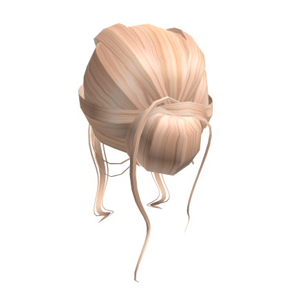 Messy Lowbun In Blonde Roblox