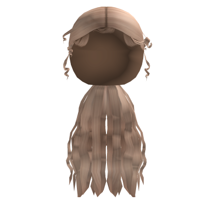 Sleek Curly Ponytail In Blonde Roblox