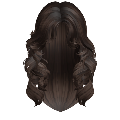 Voluminous Bouncy Curls Brunette Roblox