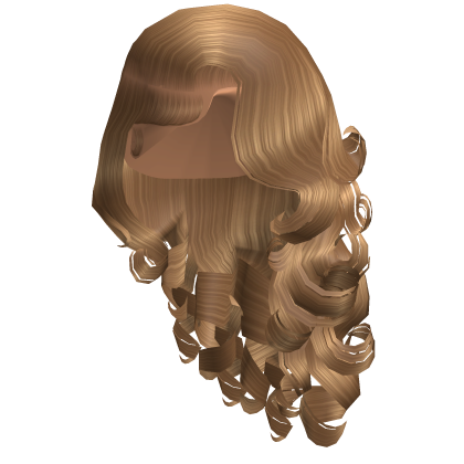 Blonde Side Part Lush Curls Roblox
