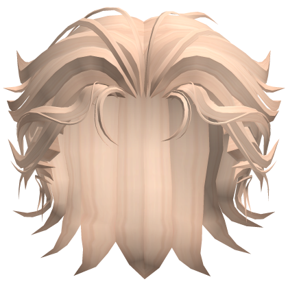 Blonde Anime Slicked Back Hair Short Version Roblox