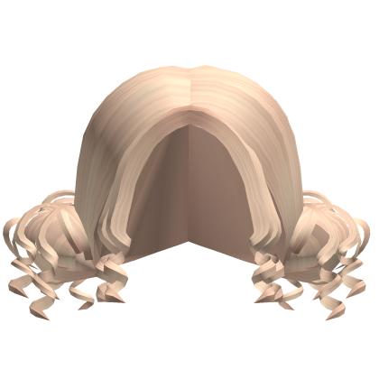 Curly Aesthetic Preppy Loose Buns In Blonde Roblox