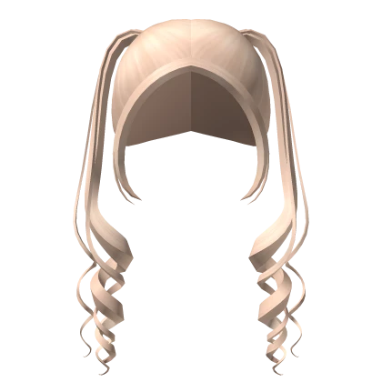 Cute High Swirly Pigtails In Blonde Roblox Item Rolimon S
