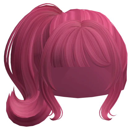 Gyaru Side Ponytail In Hot Pink Roblox