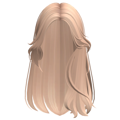 Long Lush Soft Messy Girl Hair Blonde Roblox
