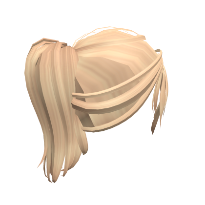 Blonde Loose Ponytail Roblox