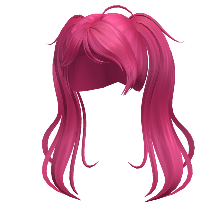 Hot Pink Kawaii Swirly Y K Swoop Pigtails Longos Roblox