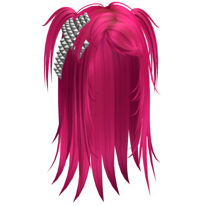 Scene Pigtails With Metal Cross Hot Pink Roblox