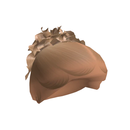 Clean Girl Middle Part Curly Bun Blonde Roblox Item Rolimon S