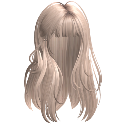 Soft Long Straight Hair Platinum Blonde Roblox
