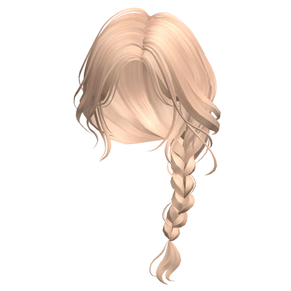 Ponytail trançado Blonde Roblox