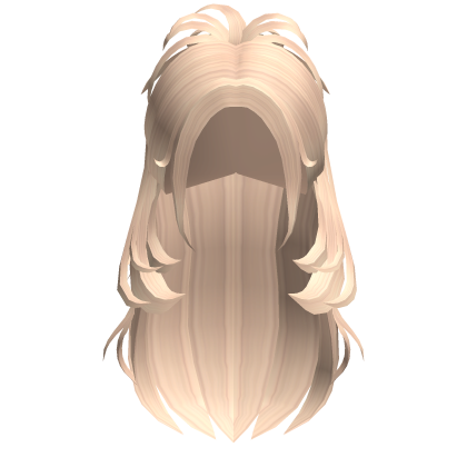 Grunge Long Messy Ponytail Blonde Roblox