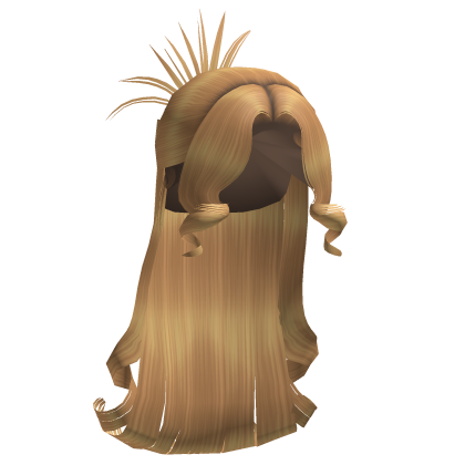 Half Up Half Down W Flipped Ends Honey Blonde Roblox