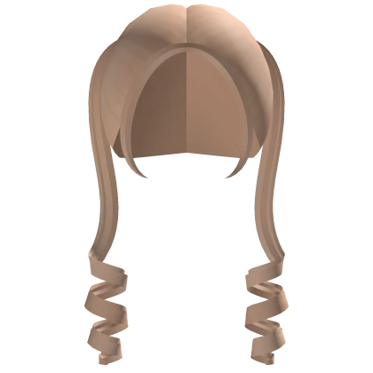 Blonde Cutesy Kawaii Long Curly Swirly Pigtails Roblox Item Rolimon S