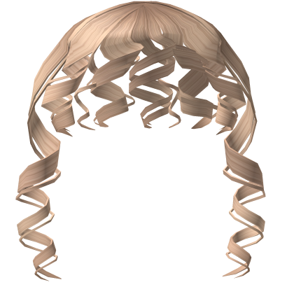 Curly Bangs In Blonde Roblox