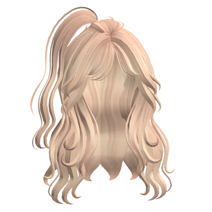 Blonde Adorable Long Wavy Anime Hair Roblox