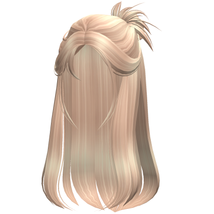 Y2k Sleek Half Up Half Down Blonde Roblox