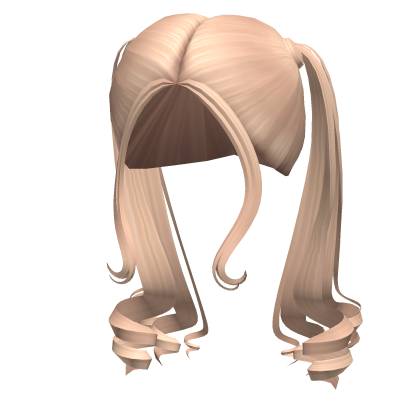 High Curly Fairytale Pigtails In Blonde Roblox