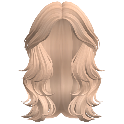 Basic Wavy Hair Blonde Roblox