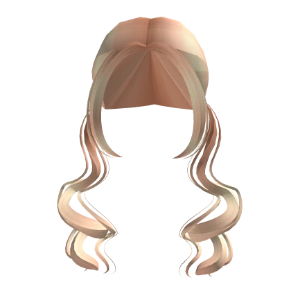 Cutesi Blonde Curly Pigtails Roblox Item Rolimon S