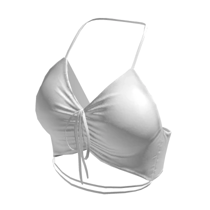 Top Branco Havaiano Urbano Tubo Crop Bikini Y K Amarrado Roblox