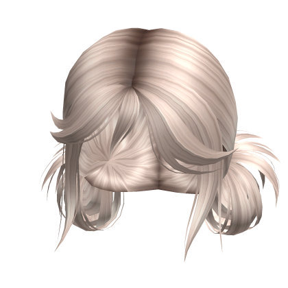 Messy Grunge Low Buns In Platinum Blonde Roblox