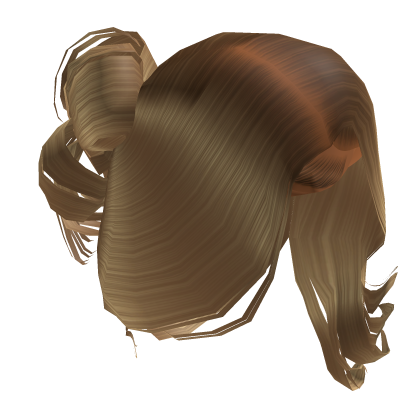 Outgrown Blonde Low Messy Bun Roblox