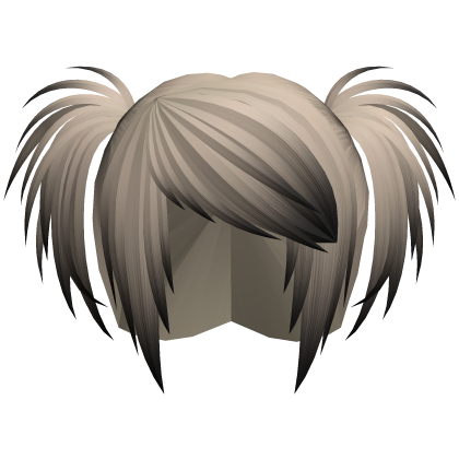 Blonde Black Ombre Messy Scene Pigtails Roblox