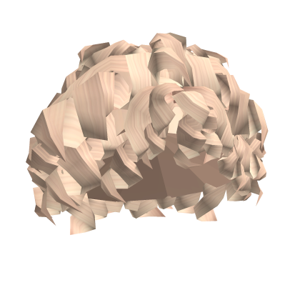 Y K Blonde Curly Girl Afro Hair Roblox