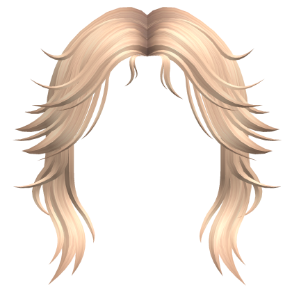 Messy Wolfcut Bangs In Blonde Roblox